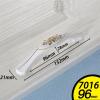 NALsa Cabinet Handles White Kitchen Cupboard Door Pulls Drawer Knobs Fashion Furniture Handle Hardware 1Pcs (Color : 7016-96 mm) view 2