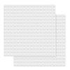 BOROLA Classic Large-Sized Bricks Baseplates 10" x 10", Multi-Color Building Brick Base Plate Compatible with Most Major Brands Perfect for Creative Play(2PCS,White) view 1