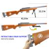 AGM MASTECH M24 Foam Blaster, Shell Ejecting, Safety Switch, Adjustable Stock 41.8 Inch, Scope, 40 Darts, 20 Casings, 2 Mags, Tactical Game Gear for Teens 14+ years Adults(Brown) view 4