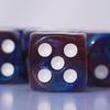 10 PC D6 dice 16mm Acrylic Dice Set for RPG MTG DND Dice Table Games and Board Games (Coffee + Blue) view 4
