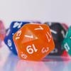 10PC D20 Polyhedral Dice Set 22mm for DND RPG MTG Table Games (Transparent Dice) view 4