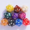 10PC D20 Polyhedral Dice Set 22mm for DND RPG MTG Table Games (Pearl Color Dice) view 2
