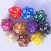 10PC D20 Polyhedral Dice Set 22mm for DND RPG MTG Table Games (Pearl Color Dice) view 3