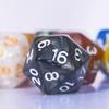 10PC D20 Polyhedral Dice Set 22mm for DND RPG MTG Table Games (Pearl Color Dice) view 4