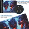 for MTG Playmat with Zones, 24 x 14 in Smooth Surface Card Game Playmat, for TCG Playmat with Storage Bag and 6 Dice, Anime Headed Dragon for MTG Mat Mouse Pad view 3