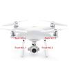 4pcs Original Landing Gear Antenna Cover Replacement Decorative Cap for DJI Phantom 4 Pro/Advanced /V2.0 Replacement Parts view 3