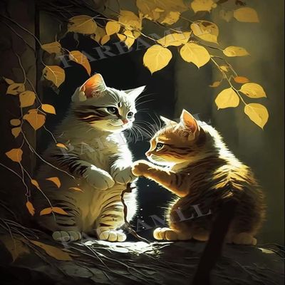 1000 Piece Adult Jigsaw Puzzle, Cat in The Sunshine, Puzzle Educational Gift, Room Decor or Cafe Decor Exercise Willpower Relaxation or Gifts for Friends