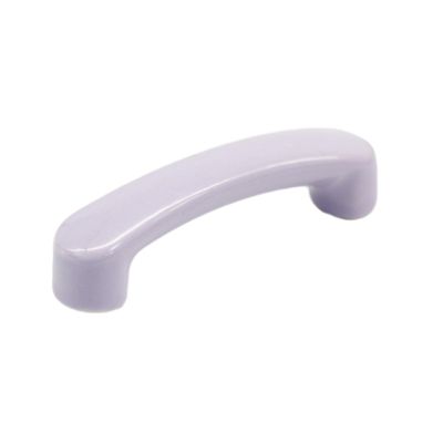 Ceramic Cabinet Knobs Handle Drawer Knobs 4 Pack Cartoon Children's Room Color Ceramic Small Handle Drawer Wardrobe Shoe Cabinet Desk Door Handle Blue Hole Distance 76mm ( Color : Purple , Size : Hole