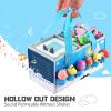Carrying Case for Tonies Starter Set & Storage Bag for Tonies Figurine, Outdoor Hand Bag for Tonies Audio Player and Dolls Musical Toy Folding Bag for Kids Toniebox 2 Accessories (Sun Pattern) view 2