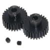 27T Pinion Gear Motor Gear Compatible with Traxxas UDR Unlimited Desert Racer Parts 5647 32P 0.8M 5mm Shaft Hard Steel Upgrade 2Pcs(27T) view 2