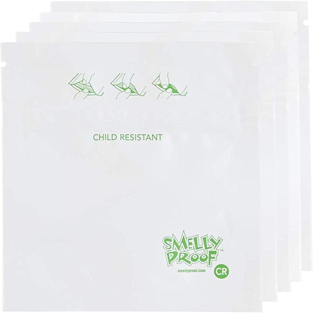 4 SIZE VARIETY, 20 x Smelly Proof Bags, BPA FREE Storage Bag, Childproof Bags, Childproof Medication Storage, Child Resistant Storage Bags, High Durability, Pets Safe, Non-Silicone