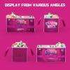 Carrying Case for Tonies Starter Set & Storage Bag for Tonies Figurine, Outdoor Hand Bag for Tonies Audio Player and Dolls Musical Toy Folding Bag for Kids Toniebox 2 Accessories (Purple Pattern) view 3
