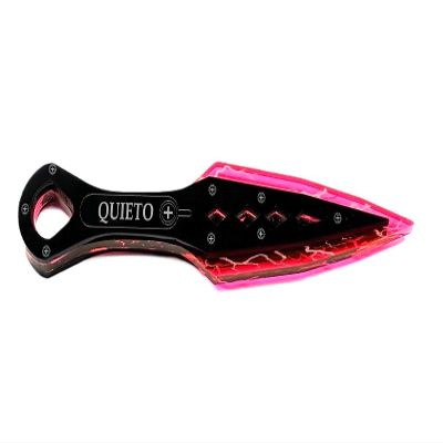 Flourescent Acrylic Cyberpunk Futuristic Prop Knife for Cosplay (Fluorescent Pink, Dagger)