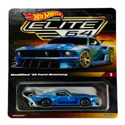 Hot Wheels RLC Elite 64 Modified 69 Ford Mustang Real Riders #3