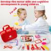 XZZO Doctor Kit for Kids, 36 Pcs Pretend Doctor Playset kit for Toddlers 3-5 with Medical Bag & Real Stethoscope ,Toddler Doctor Play Set for Boys and Girls Fun Role Playing Game Doctor Play Gift view 2