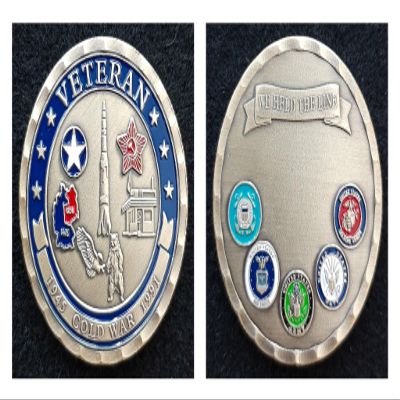 Junk and Disorderly, AZ Challenge Coin: Cold War Veteran All Branches (Engraving Available)