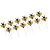 72 Pcs Dessert Topper Cake Paper Cup Wooden view 2