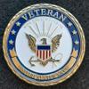 Junk and Disorderly, AZ Challenge Coin: Navy Veteran (Engraving Available) view 2