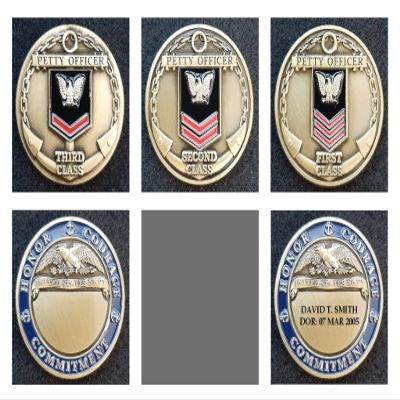 Junk and Disorderly, AZ Challenge Coin: Navy Petty Officer First, Second or Third Class (Engraving Available)