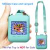 JCHPINE Silicone Cover Case for Bitzee Interactive Digital Pet and Case, Protective Skin Sleeve for Bitzee Virtual Electronic Pets Accessories (for Original 15 Animals) (Teal) view 2