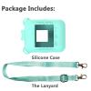 JCHPINE Silicone Cover Case for Bitzee Interactive Digital Pet and Case, Protective Skin Sleeve for Bitzee Virtual Electronic Pets Accessories (for Original 15 Animals) (Teal) view 3