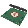 Mahjong Mat Game Table Mat with Carrying Bag, Soft and Wear-Resistant Polyester Fiber Playing Card Mat, Anti Slip Rubber Backing (Color : Green, Size : 31.5x31.5inch/80x80cm) view 1