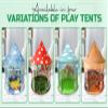 Montessori Play Tent for Kids Toddlers Boy Girl, Pop Up Imagination Creative Sensory Soft Portable Toy Gift, Indoor Outdoor Airfort Bed Fort Party Room Ice Winter Wonderland (Penguin Igloo) view 4