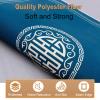 Universal Mahjong Table MatPaigow Poker Dominos Game Table Cover, Slip Resistant Noise Reduction Board Game Mat (Color : Blue-1, Size : 23.6x23.6inch/60x60cm) view 4