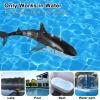 bayehngs Pool Toy, Remote Control Shark Toy for Boys, Bath Toy for Kids, High Simulation Shark RC Boat Boy Toy with Light & Spray Water, Gift for 6+ Year Old Boys Girls, Black view 4