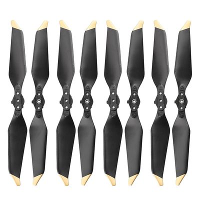 FansEe 4/8pcs Low Noise Propeller 8331 for for Mavic PRO Platinum Drone Noise Reduction Blade Props Camera Folding Propeller Blades (Color : 4 Pair Gold)