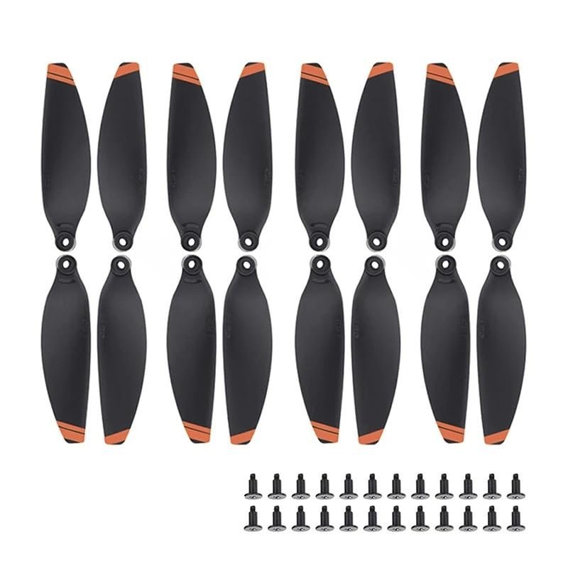 16PCS Replacement Propeller for D-- Mavic Mini Drone 4726 Light Weight Props Blade Wing Fans Accessory Spare Parts Screw Kits (Color : 16PCS Orange)
