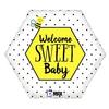 18" Max Float Welcome Sweet Baby Balloon view 1