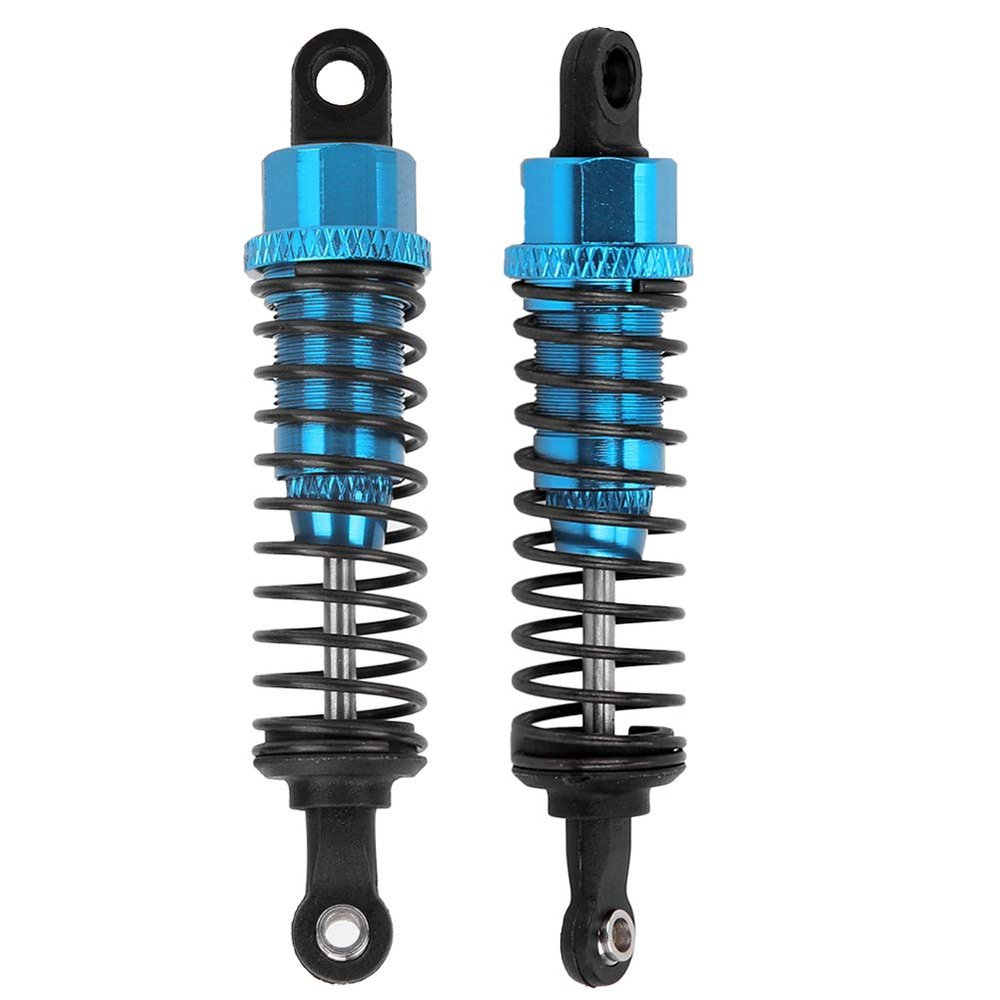 2PCS Remote Control Car Metal Shock Absorbers, Damper Upgrade Ary, Shock Struts for 1:16 RC Car 70mm