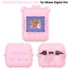 RAWECUD Silicone Case for Bitzee Original Interactive Toy Digital Pet with 15 Animals, Protective Skin Cover for Bitzee Original Virtual Electronic Digital Pet Accessories (Pink Case) view 3