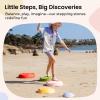 Tiny Land Stepping Stones for Kids, 5pcs Non-Slip Toddler, Sensory for Promoting Toddler's Balance & Coordination Skills, Stepping Stones for Toddlers 3-5 view 2