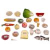 24 Kinds of Simulated Dietary Food Food Placement Sequence Models view 1