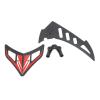 RC Airplane Tail Wing, Plastic Lightweight Tail Motor Cover Easy to Install for Replacement view 1
