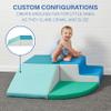 Factory Direct Partners 11619-CTGN SoftScape Toddler Playtime Corner Climber & 12364-CTPU SoftScape Playtime and Climb Multipurpose Playset for Infants view 4