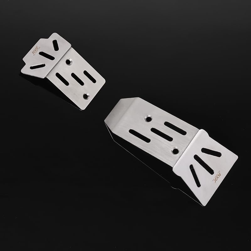 Palumma RC Chassis Armor for Arrma 1/18 Granite Grom RC, Stainless Steels RC Skid Plate Compatible with Arrma 1/18 Granite Grom RC Upgrade Parts