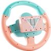 VVistch Kids Steering Wheel Toy with Light and Music, Car Backseat Simulated Driving Steering Wheel Gifts Toys (Pink) view 3