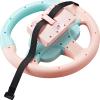 VVistch Kids Steering Wheel Toy with Light and Music, Car Backseat Simulated Driving Steering Wheel Gifts Toys (Pink) view 4