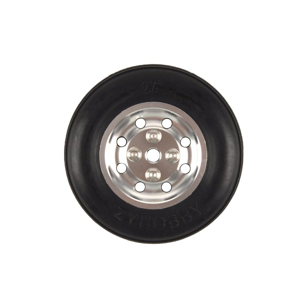 2.5"/4.0''/4.5'' Rubber Aluminum Core Wheel Hubs for RC Airplanes 1 Pair (2PCS) (3.0)