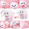 Golray Dog Toys for Kids Girls, Stroller & Electronic Interactive Stuffed Dog Plush Can Walk Bark, 10 Pcs Toddler Girl Toy Dog Puppy Pet Care Pretend Play Set, Birthday Gifts for Little Girl 3 4 5 6 7 view 3