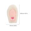 WRITWAA 10pcs Adorable Bunny Ear Hair Accessories for Headbands Cute for Projects and Easter Celebrations White view 2