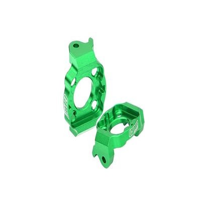 Aluminum 7075 Front C Hubs for Losi 1/18 Mini LMT 4X4 Brushed Monster Truck RTR-LOS01026 Upgrade Parts - Green