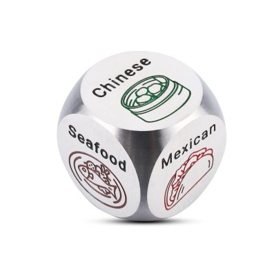 6th for Him her Food Dice Date Night Idea for Women Men 6 Year for Couple Husband Wife Food Decision Dice Valentines Day Gift