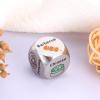 6th for Him her Food Dice Date Night Idea for Women Men 6 Year for Couple Husband Wife Food Decision Dice Valentines Day Gift view 4