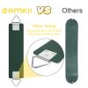 2 Pcs Swing Seat with Metal Triangle Ring 30.4 x 5.9 Inch, Heavy Duty Swing Set Replacement Accessories for Kids & Adults Outdoor, Playground,Trees, Backyard- Green (Support 300LB) view 4