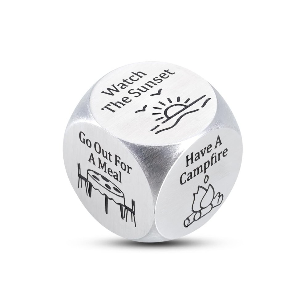 Boyfriend Gifts for Valentines Day - Funny Decision Dice,Date Night Ideas, Husband Birthday Gifts from Wife, Valentines Day Gift for Her Wife, Anniversary Steel Gift for Couples