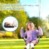 2 Pcs Swing Seat with Metal Triangle Ring 30.4 x 5.9 Inch, Support 300lb, Heavy Duty Swing Set Replacement Accessories for Kids & Adults Outdoor, Playground,Trees, Backyard (Black) view 3